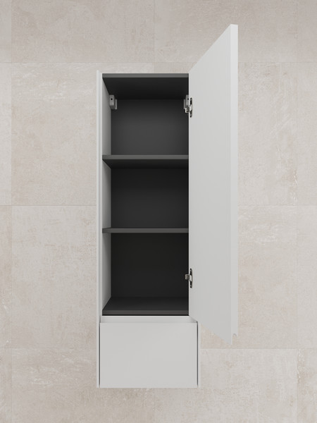 Шкаф-полупенал для ванной Symbolite Лима 36 Plus 1 ящик