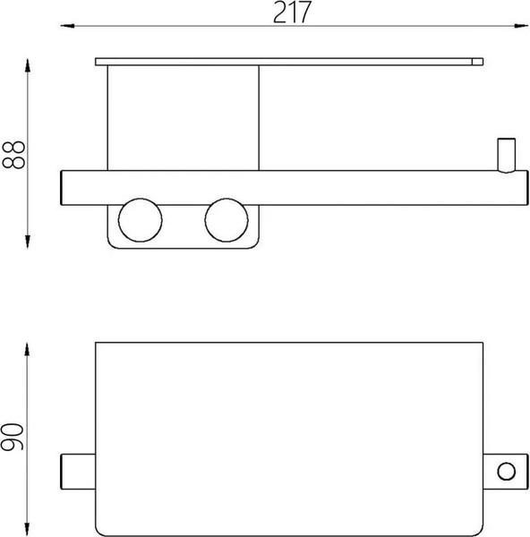 Держатель для туалетной бумаги Abber Osten 316 AA1830BG