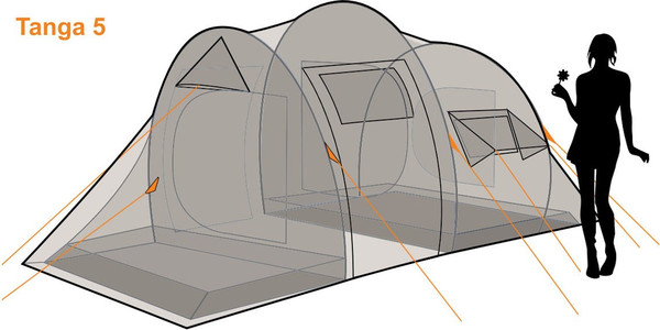 Палатка Canadian Camper Tanga 5 (Woodland)