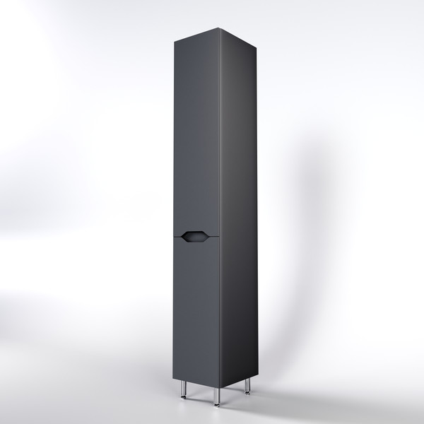 Шкаф-пенал для ванной Symbolite Марелла Люкс Plus с корзиной