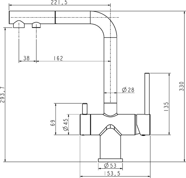 Смеситель Paulmark Se213222-GRM