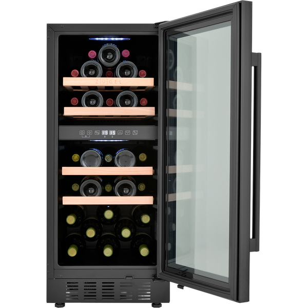 Встраиваемый винный шкаф Zugel ZCWI310DB