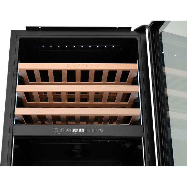 Встраиваемый винный шкаф Zugel ZCWI460DB