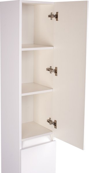 Шкаф-пенал для ванной Symbolite Даллас Люкс Plus с корзиной