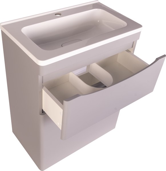 Тумба под умывальник Symbolite Бергамо мини 60 Люкс Plus 2 ящика