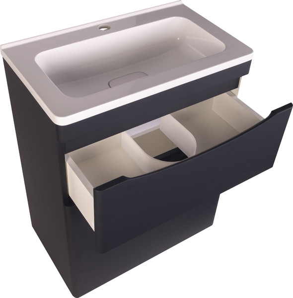 Тумба под умывальник Symbolite Бергамо мини 60 Люкс Plus 2 ящика