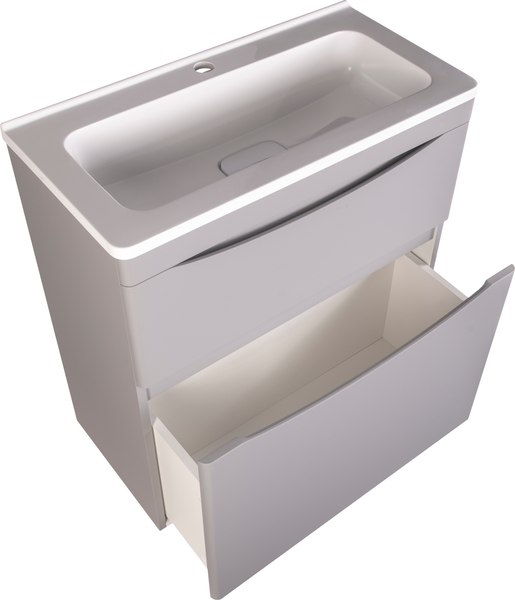 Тумба под умывальник Symbolite Бергамо мини 70 Люкс Plus 2 ящика