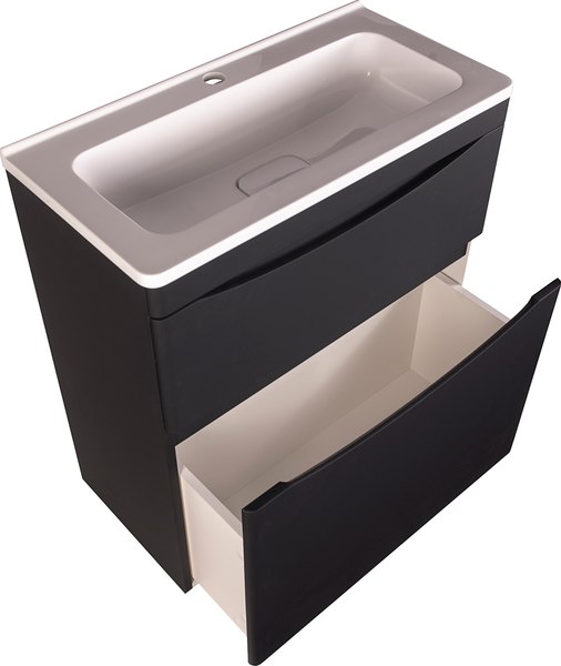 Тумба под умывальник Symbolite Бергамо мини 70 Люкс Plus 2 ящика