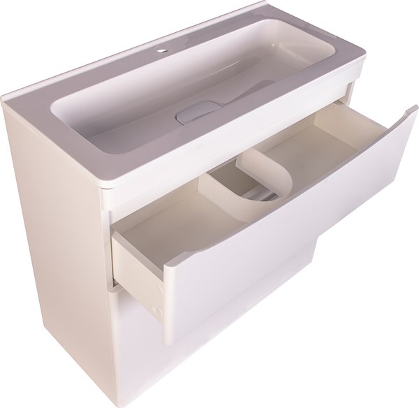 Тумба под умывальник Symbolite Бергамо мини 90 Люкс Plus 2 ящика