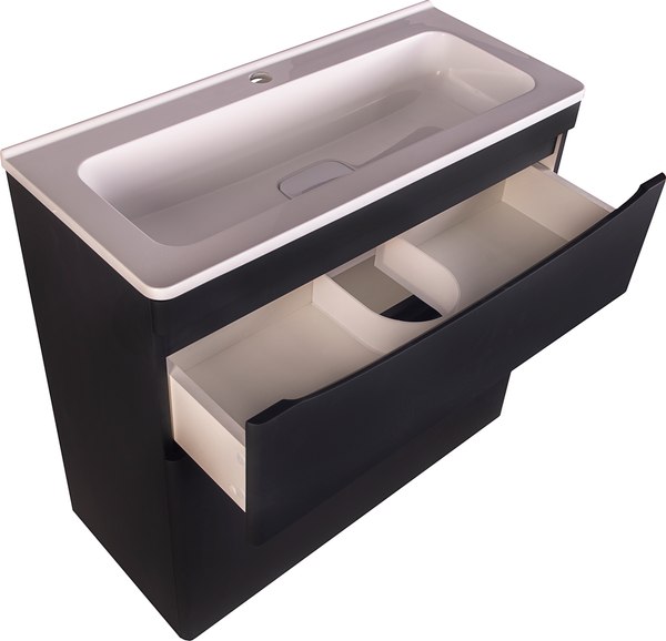 Тумба под умывальник Symbolite Бергамо мини 90 Люкс Plus 2 ящика