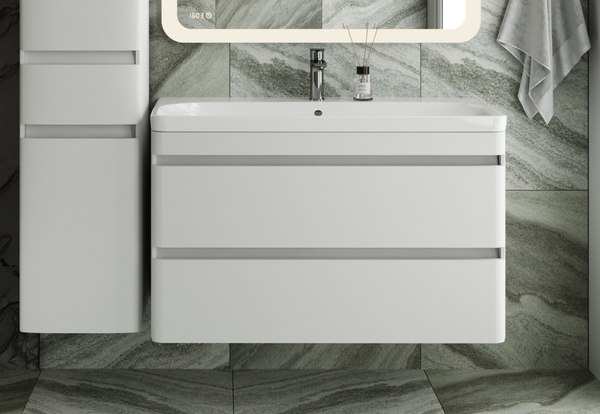 Тумба под умывальник Symbolite Атлантика 100 Люкс Plus - фото