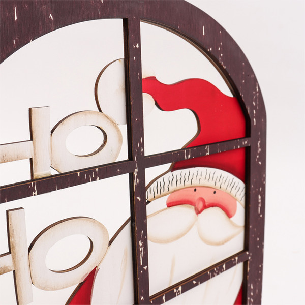 Подвеска новогодняя Darvish Окно с Сантой / DV-C-361