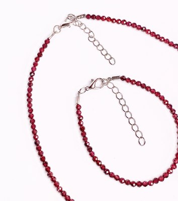 Браслет Wolves Гранат 5914