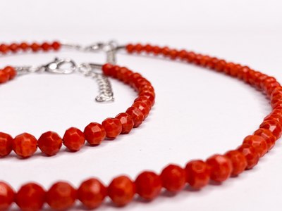 Браслет Wolves Коралл 5948