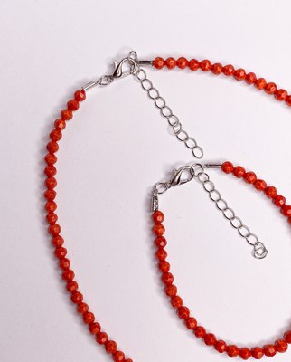 Браслет Wolves Коралл 5948