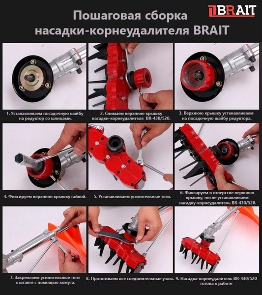 Насадка для триммера Brait BR-430/520 / 06.07.155.019