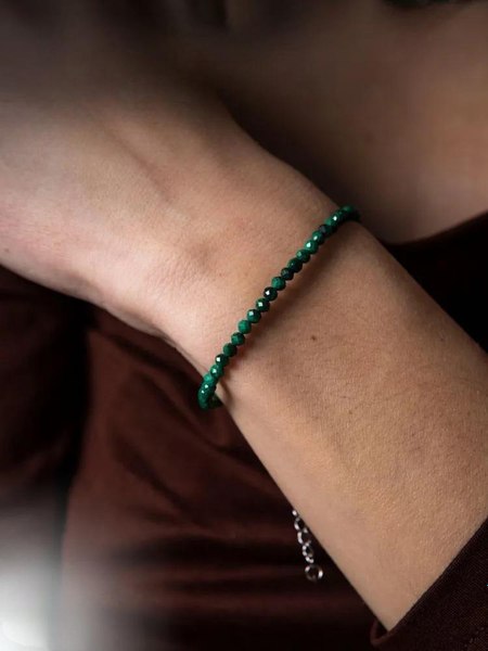 Браслет Wolves Малахит 6322