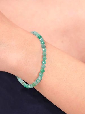 Браслет Wolves Изумруд 6458