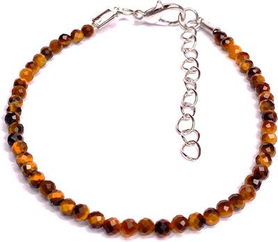 Браслет на ногу Wolves Тигровый глаз 5541 - фото