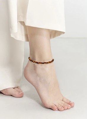 Браслет на ногу Wolves Тигровый глаз 5542