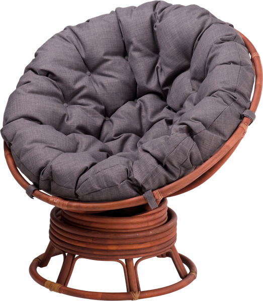 Кресло садовое Мебель Солнца Папасан вращающийся 23/01В - фото