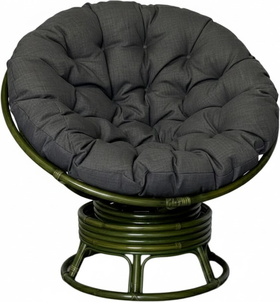 Кресло садовое Мебель Солнца Папасан вращающийся 23/01В - фото