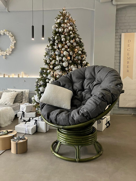 Кресло садовое Мебель Солнца Папасан вращающийся 23/01В