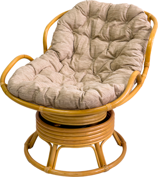 Кресло садовое Мебель Солнца Папасан Челси вращающийся 23/03В - фото
