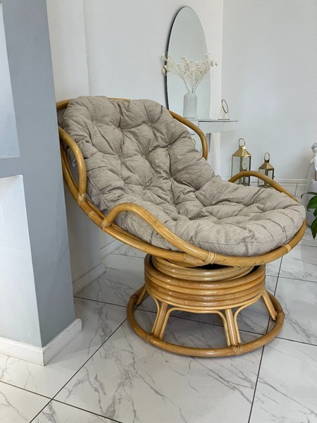 Кресло садовое Мебель Солнца Папасан Челси вращающийся 23/03В