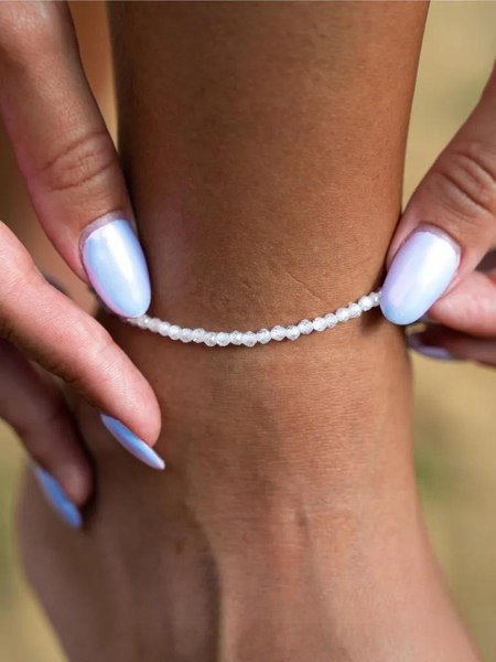 Браслет на ногу Wolves Циркон 5610 - фото