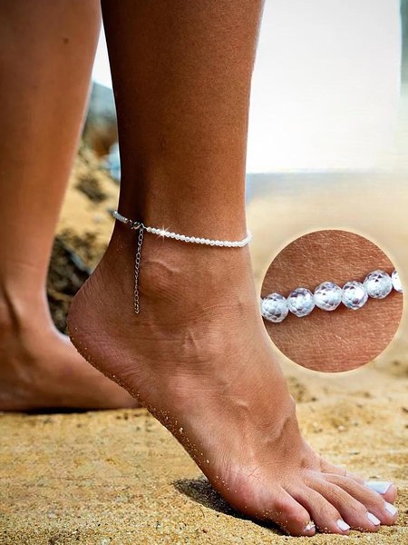 Браслет на ногу Wolves Циркон 5610