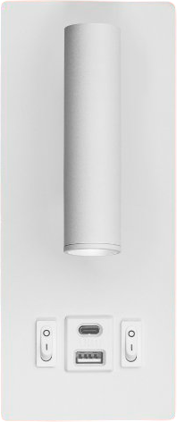 Бра INhome Nota P1565-30USB-WH 15Вт 6500К / 4690612060170 - фото