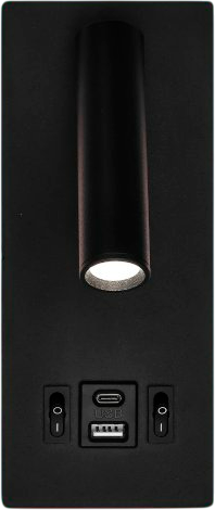 Бра INhome Nota P1565-30USB-BL 15Вт 6500К / 4690612060187 - фото