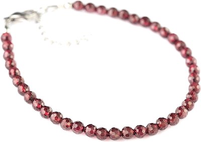 Браслет на ногу Wolves Гранат 5916 - фото