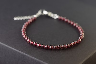 Браслет на ногу Wolves Гранат 5916