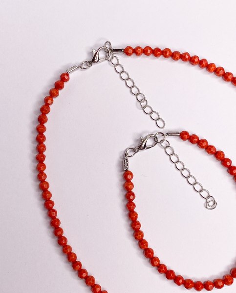 Браслет на ногу Wolves Коралл 5950