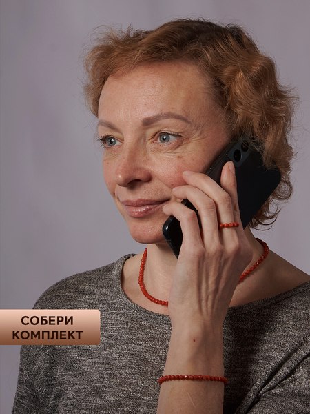 Браслет на ногу Wolves Коралл 5950