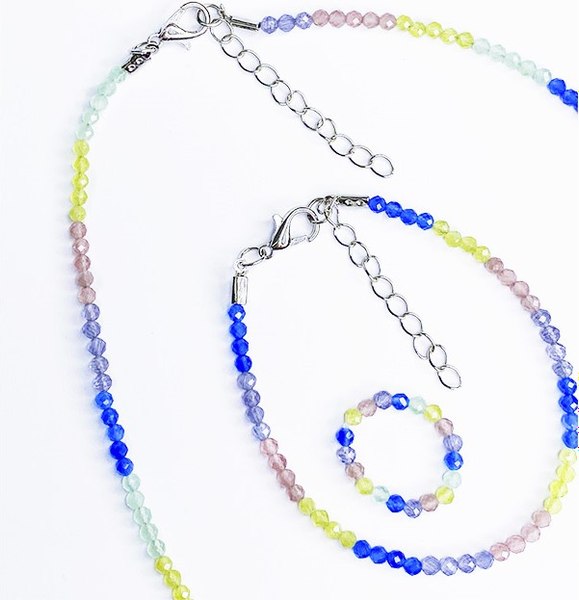 Браслет на ногу Wolves Кошачий глаз 6017