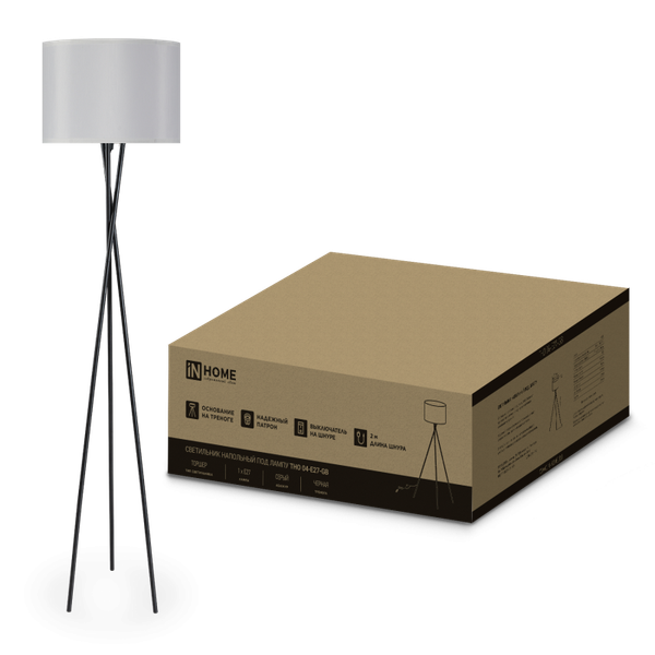 Торшер INhome ТНО 04-Е27-GB / 4690612059570