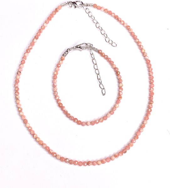 Браслет на ногу Wolves Родонит 6120