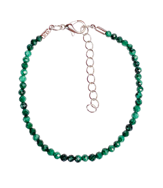 Браслет на ногу Wolves Малахит 6323 - фото