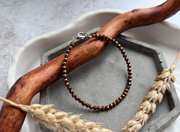 Браслет на ногу Wolves Пирит 6358