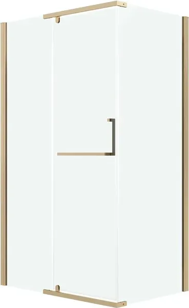 Душевая стенка Grossman Pragma 100х195 / 200.K33.03.100.32.00 (золото сатин/стекло прозрачное)