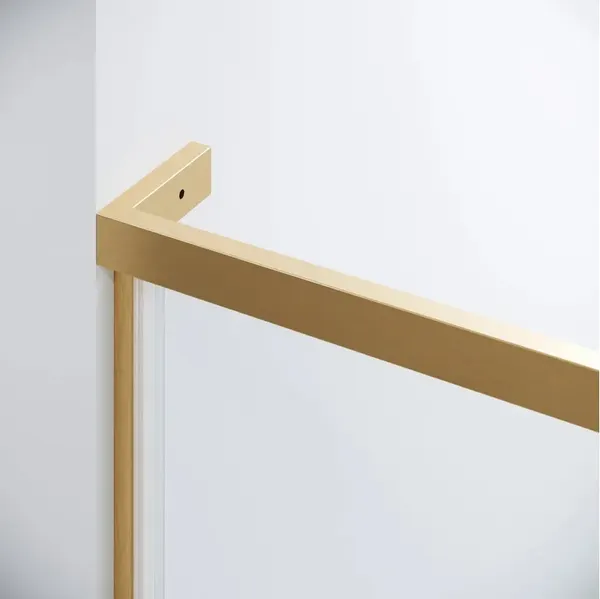 Душевая стенка Grossman Pragma 100х195 / 200.K33.03.100.32.00 (золото сатин/стекло прозрачное)