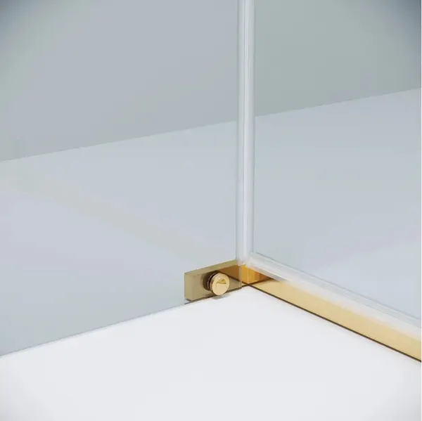 Душевая стенка Grossman Pragma 100х195 / 200.K33.03.100.32.00 (золото сатин/стекло прозрачное)