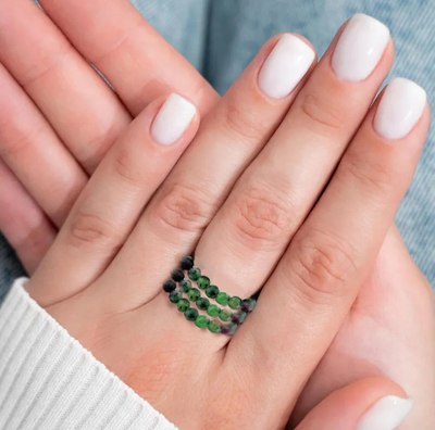 Кольцо Wolves Цоизит Тройное 5777 - фото