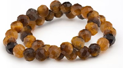 Кольцо Wolves Тигровый глаз Двойное 5524