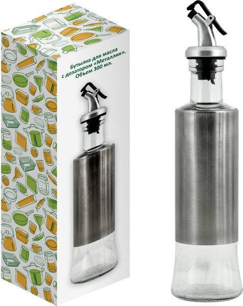 Бутылка для масла Мультидом Металлик VL80-618