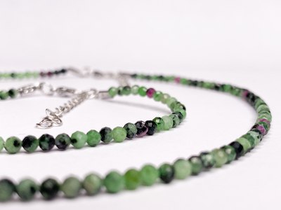 Кольцо Wolves Цоизит Двойное 5759