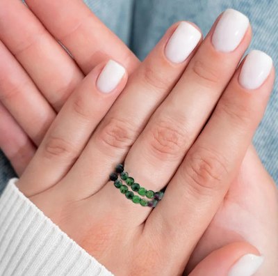 Кольцо Wolves Цоизит Двойное 5763 - фото